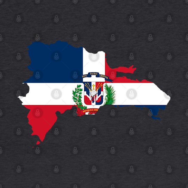 Dominican Republic Flag Map by Historia